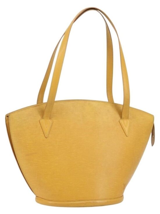Authentic LOUIS VUITTON Epi Saint Jacques Shopping Shoulder Bag Yellow M52269